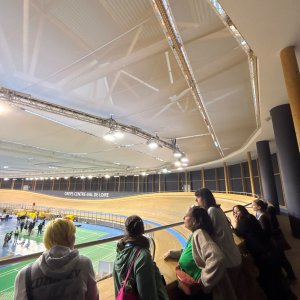 Wir erhielten eine Führung über das Gelände des CREPS, dem Sportzentrum, wo wir geschlafen haben, und die Arbeit vor Ort wurde ausführlich dargestellt.